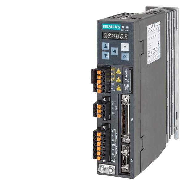 Siemens SINAMICS V90 6SL3210-5FB10-1UF2 Драйвер частотного инвертора LI FSA 0,20 кВт Преобразователь